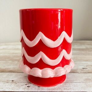 Target Bullseye Ceramic Holder Red Cake🎀